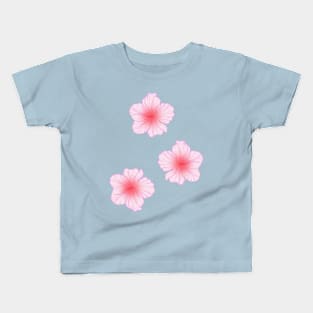 Three hibiscus Kids T-Shirt